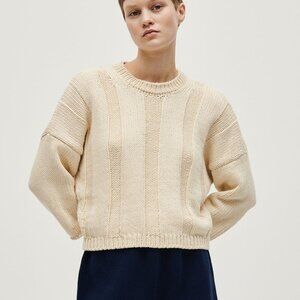 Babaa jumper no66 natural one size in cotton never worn